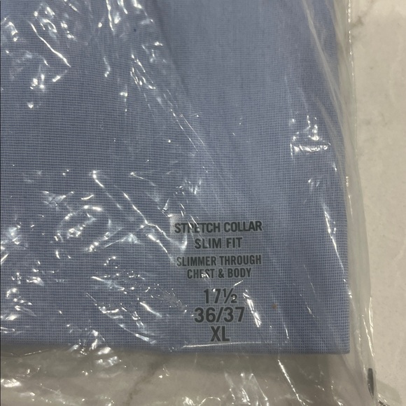 Kenneth Cole Reaction Men's Sky Blue Dress Shirt - Picture 4 of 4